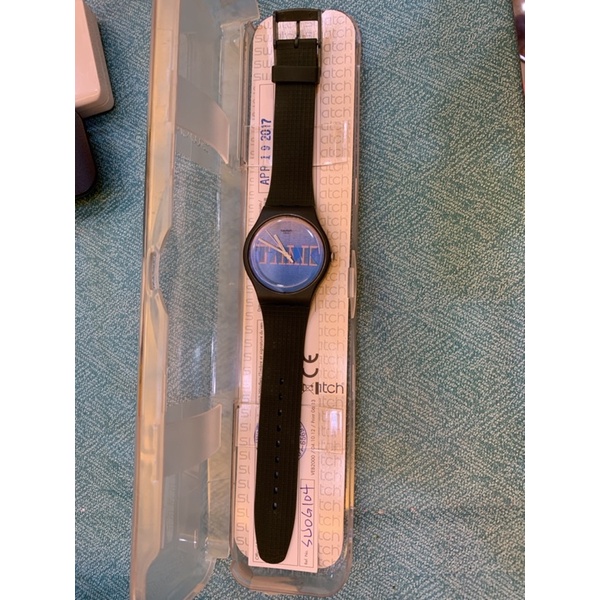 swatch矽膠錶帶19mm原創色彩 變色