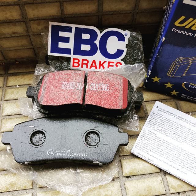 英國 EBC Ford Fiesta MK6 Brake pads煞車來令片(前)