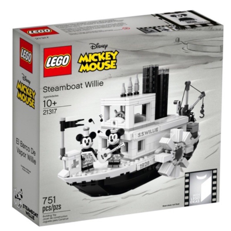 Lego 21317 Steamboat Willie  米奇威利 蒸汽船(全新現貨 七張捷運站可面交）可不出站