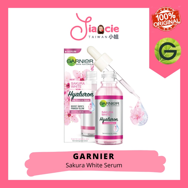 Garnier Sakura Seru Hyaluron 30x Booster Untuk Kulit Glowing