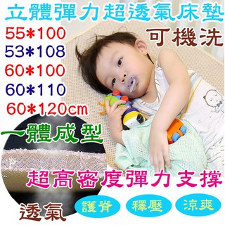 台灣製可訂做/中床🌟水洗防螨嬰兒床床墊 比奇哥 GIO 更好的 超透氣排汗床墊 透氣涼墊 立體超透氣涼墊 嬰兒床墊