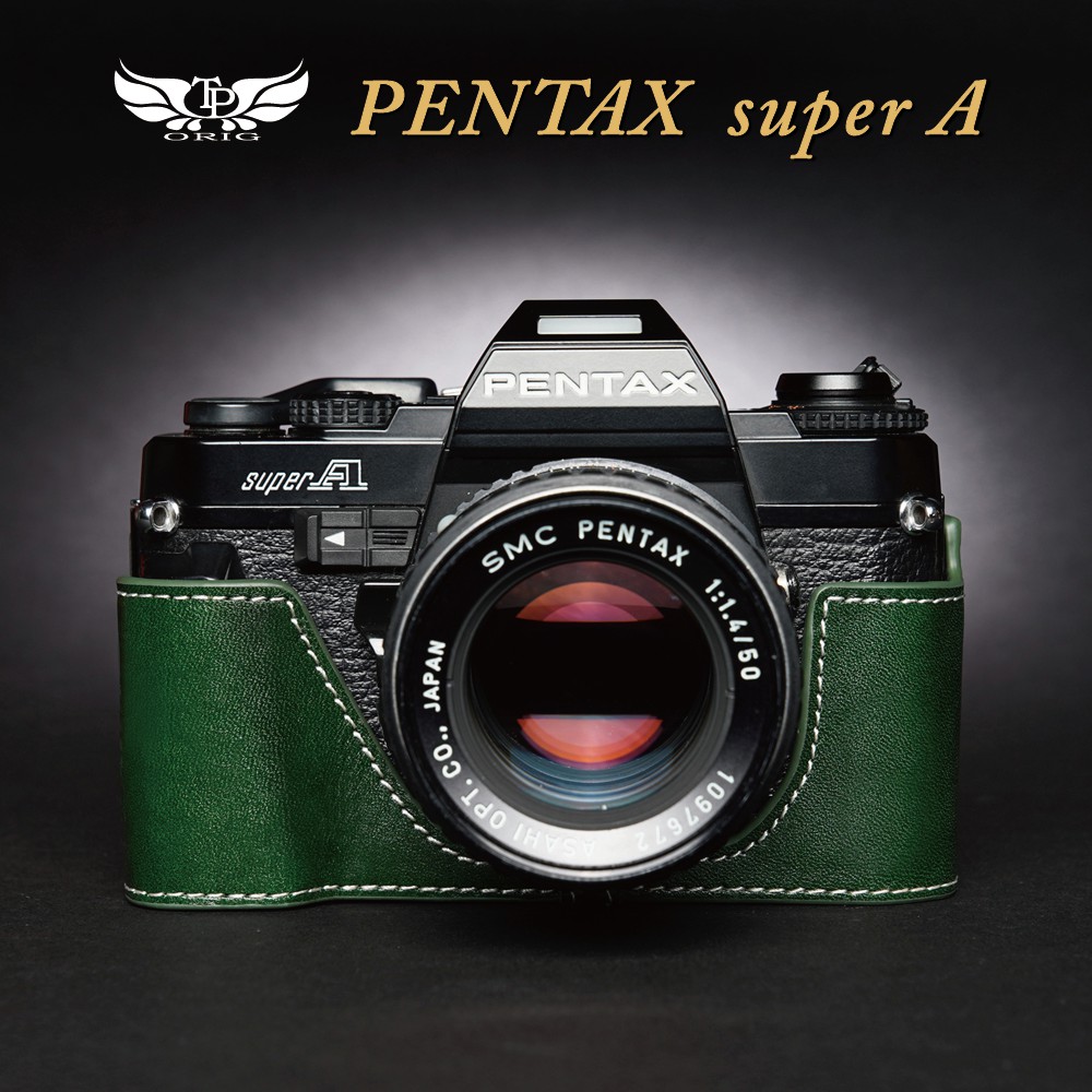 小馨小舖【TP 適用於 PENTAX SUPER A 真皮相機底座】相機皮套 相機包