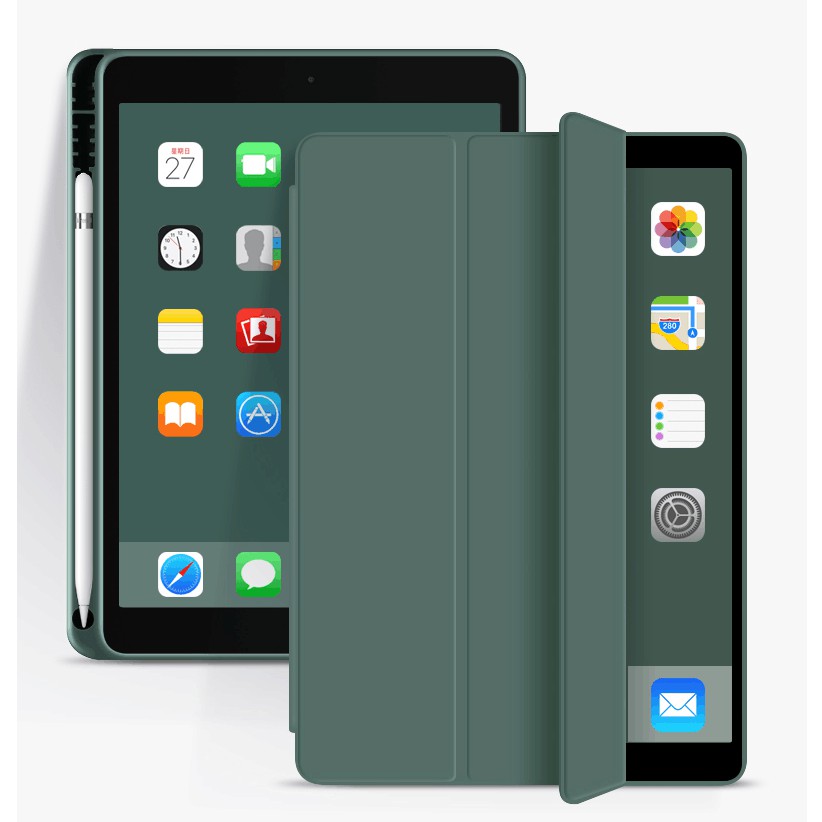 Ipad保護套 帶筆槽 iPad 10.2 9.7 Air5 9代 8代 6代 5 平板電腦保護套 Air4 Pro11