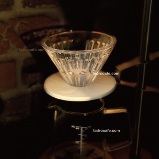【裡德咖啡烘焙王】 泰摩 水晶玻璃濾杯 V60 01 02濾杯 濾杯 1-2人份 2-4人份（附贈10張濾紙）臺灣公司貨