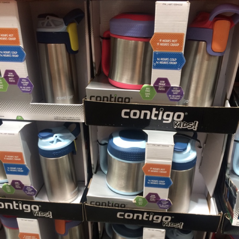 Costco好市多代購-CONTIGO 兒童不鏽鋼保溫瓶、食物罐