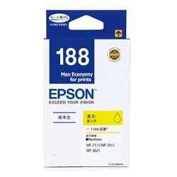 EPSON 原廠墨水匣 T188450 黃(WF-3621 / WF-7111/ WF-7611)