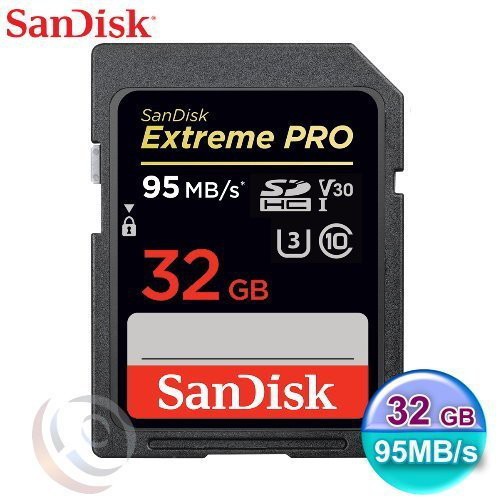 Sandisk SDXC Extreme Pro 32G 64G 128G U3 95M 170M 相機記憶卡 200M