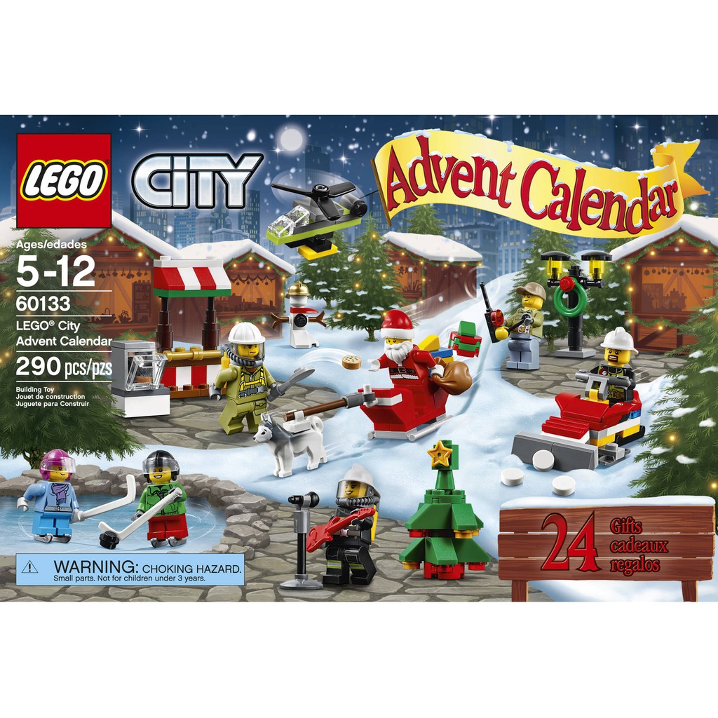 **LEGO** 正版樂高60133 City系列 城市聖誕倒數月曆 全新未拆