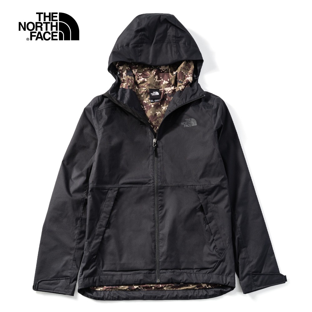 The North Face 男 防水透氣衝鋒外套 黑 NF0A4NCMP57