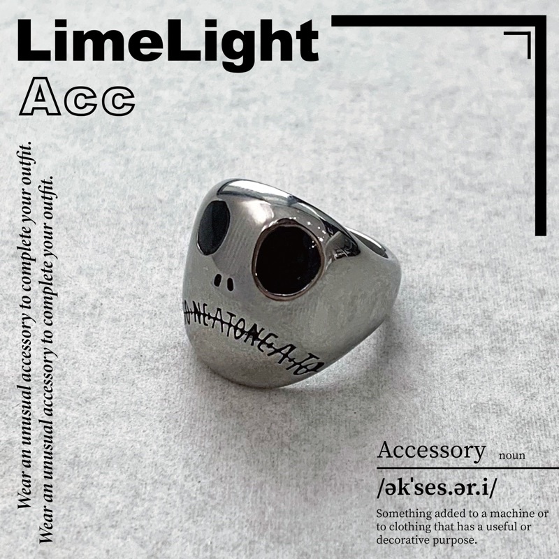 ☆LimeLight☆ ATONE STUDIO / 骷髏 / 笑臉 / 飾品 / 鈦鋼 / 戒指 27