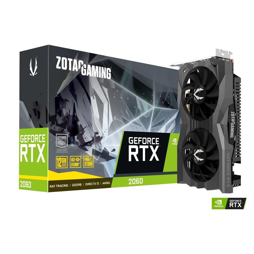 @電子街3C特賣會@索泰ZOTAC GAMING GeForce RTX 2060 Twin Fan 12GB 顯示卡