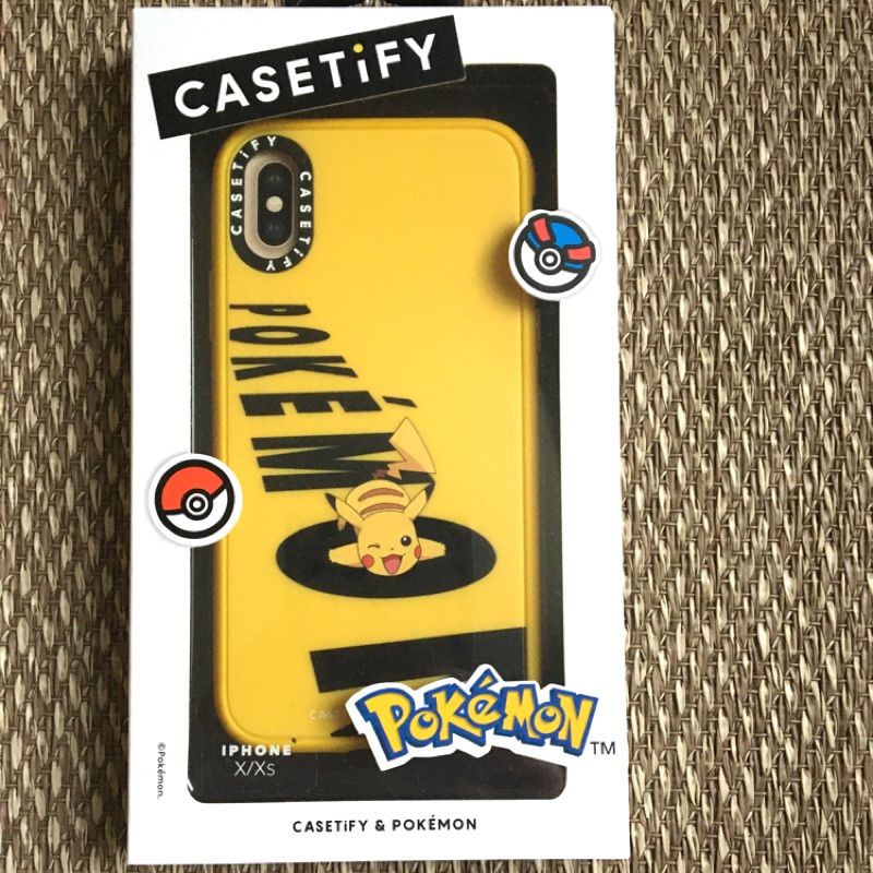 降價-Casetify pokemo 寶可夢聯名限定iPhone X / XS手機殼
