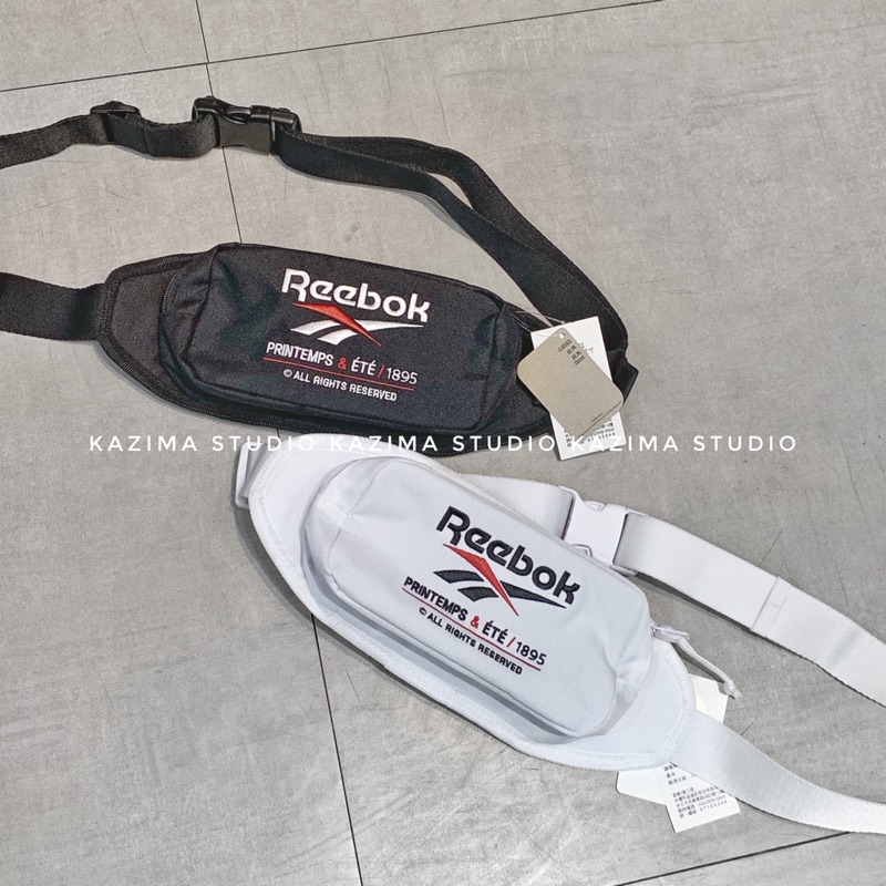 Kazima Reebok Logo 腰包 霹靂包 霹靂腰包 小側包 小包 側背 側背包 包 小包包 包包 隨身包