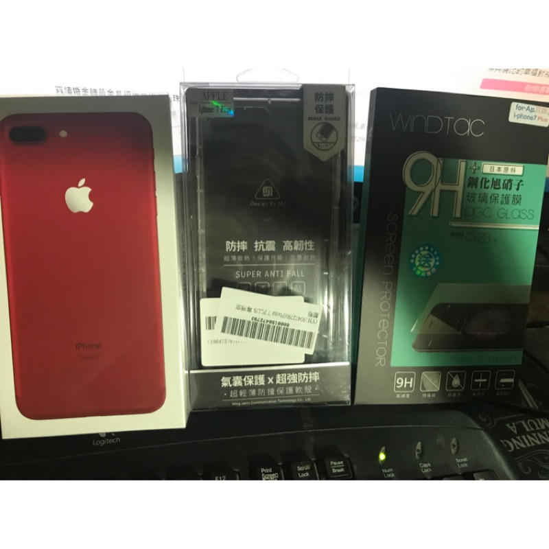 全新未拆 iPhone 7 plus 128g 紅色