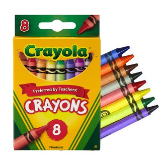 小饅頭**繪兒樂 Crayola彩色蠟筆8色(071662000080)*特價36元