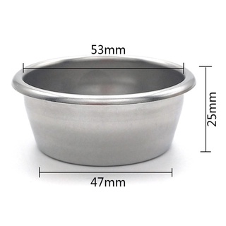 51mm/53mm/54MM/58mm 無壓美式 單層粉槽/雙杯份 不銹鋼過濾網 咖啡機手柄雙杯粉碗 濾粉杯 咖啡杯