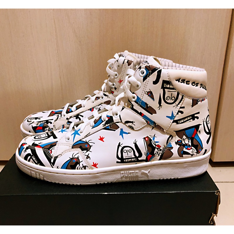 PUMA 藝術塗鴉高筒鞋 ART of PUMA （US 10.5號）