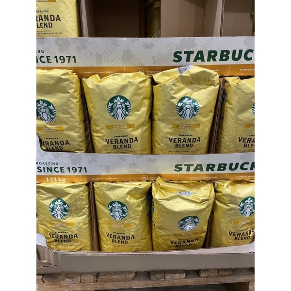 ❇️❇️好市多代購❇️❇️ Starbucks 星巴克 黃金烘焙綜合咖啡豆 1.13公斤 期限皆為2022/10/08