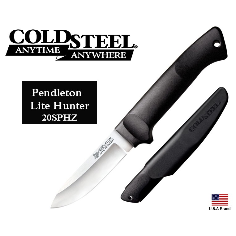 美國Cold Steel冷鋼直刀Pendleton Lite Hunter德國4116鋼附刀鞘,台灣製【CS20SPH】