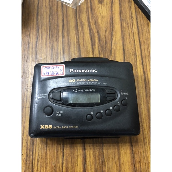 Panasonic 卡式播放機 卡帶隨身聽 有廣播功能 型號RQ-V80