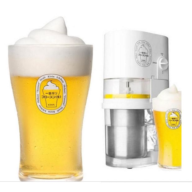 現貨🔥 日本帶回👉全新現貨正品👈 一番搾 Kirin 麒麟 啤酒冰沙機 Frozen Beer👍 啤酒機 神泡機 打泡機