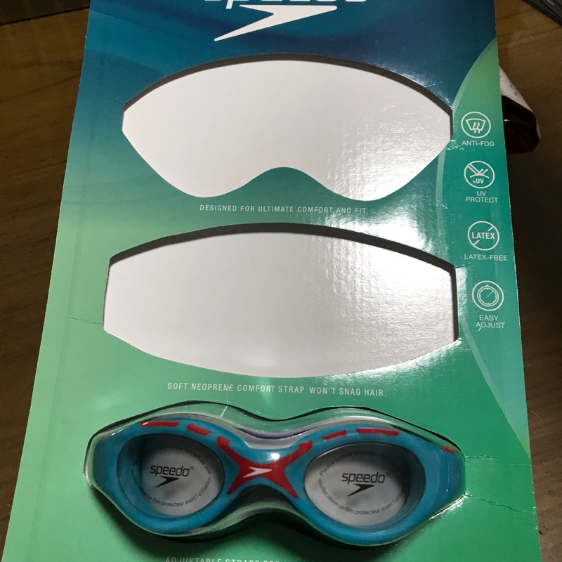 全新～好市多speedo青少年專用泳鏡swim goggles