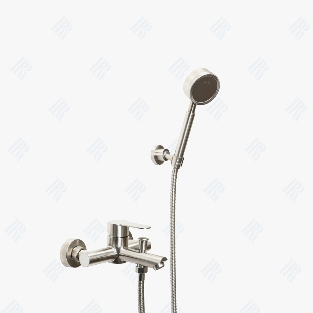 304不鏽鋼淋浴組 | 淋浴龍頭 / 蓮蓬頭 / 蓮蓬頭架 / 軟管 | 圓款