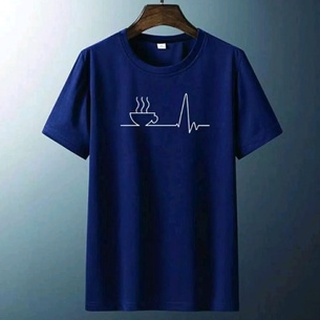 Cool DISTRO 男士 T 恤女士咖啡印花材料棉 30 年代
