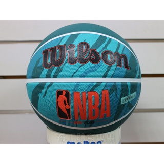 (布丁體育)公司貨附發票 Wilson NBA DRV Plus 籃球 7號 耐磨 橡膠 室外 火紋綠(WTB9201)