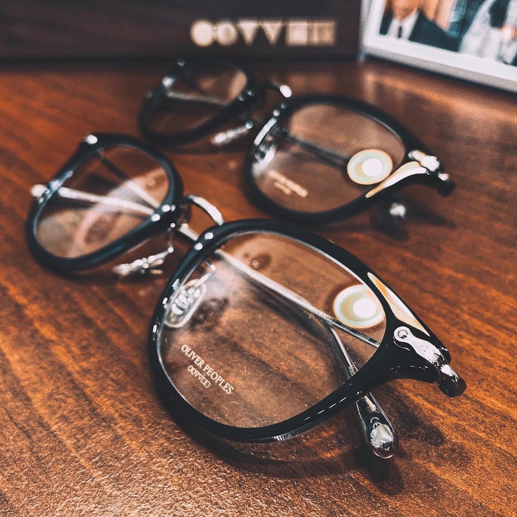 OLIVER PEOPLES |黑膠粗框鏡架 平光眼鏡 歐耶眼鏡