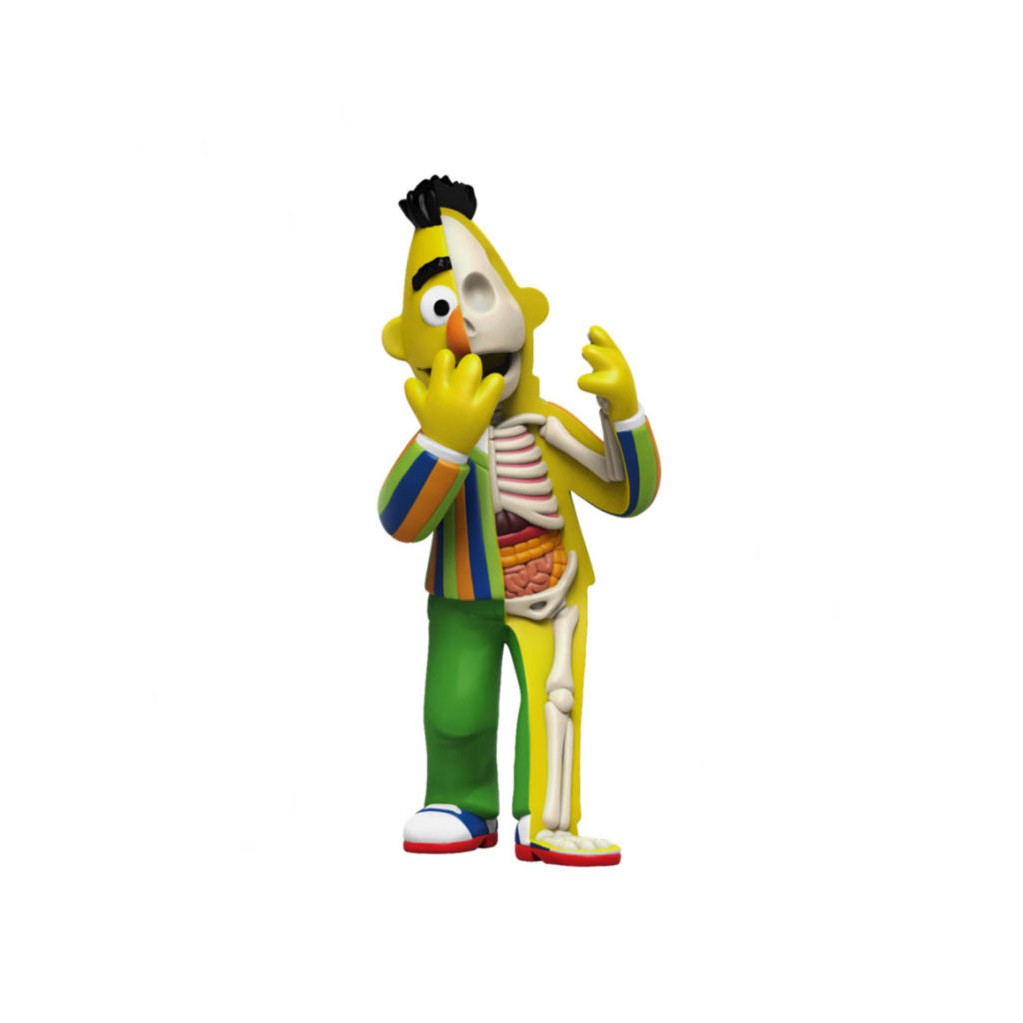 【Mighty Jaxx 】XXRAY Plus: Bert 8.5" PVC Art Toy 芝麻街公仔