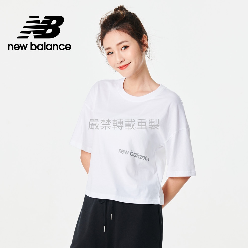 【New Balance】 NB 短袖上衣_女性_白色_AWT23513WT