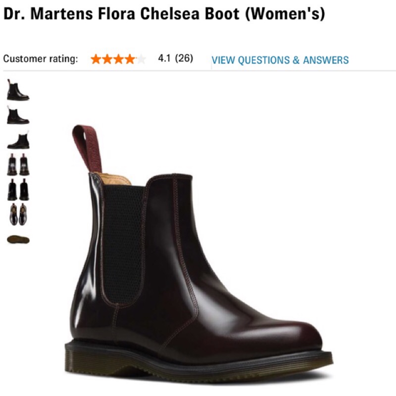 Dr. Martens Flora Chelsea Boot 熱賣款#缺貨#UK7