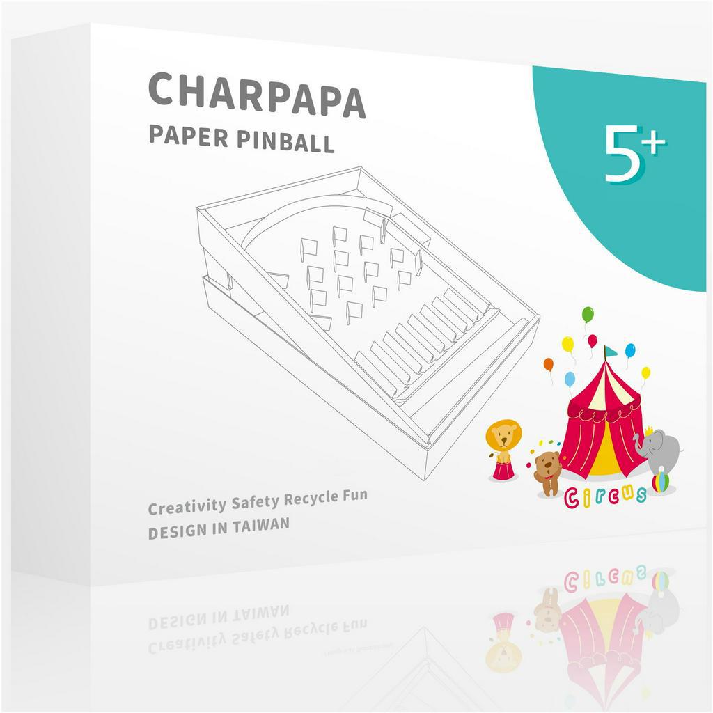 CHARPAPA 紙彈珠台 PAPER PINBALL 台灣懷舊遊戲彈珠檯必玩夜市遊戲