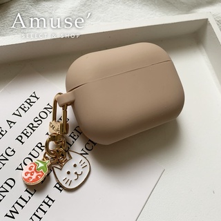 Amuse' ｜ d003 小貓咪&草莓吊飾/掛飾 + Airpods Pro保護套組合