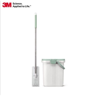 【全新】3M 百利免手洗平板拖把刮水桶