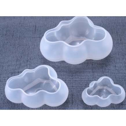 台灣現貨 單孔 可愛雲朵 模具 DIY飾品模具 水晶滴膠 矽膠模具 UV膠模具 AB膠 矽膠 模具