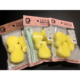 S1436小獅王simba全新極細海綿奶嘴刷替換包3入*3包