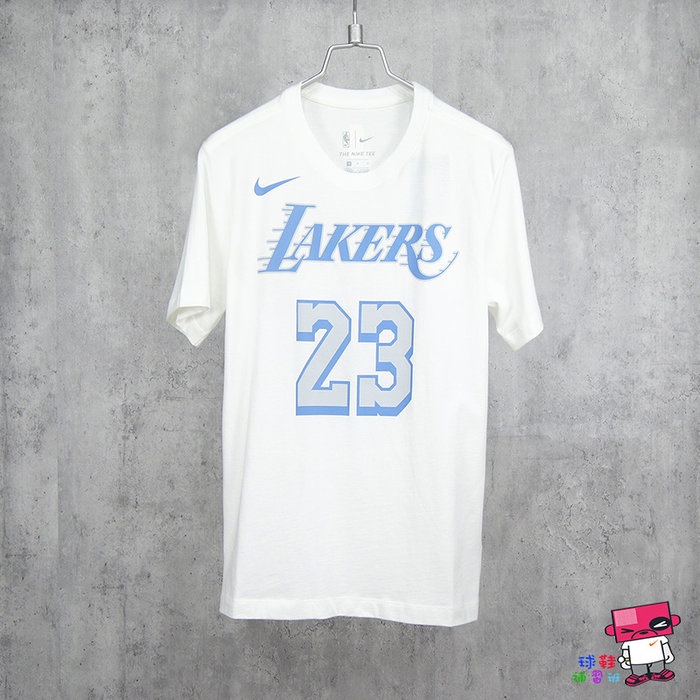 球鞋補習班 NIKE NBA LEBRON T-SHIR 經典 復古版 白藍 詹姆斯 短袖T恤 CT9428-103
