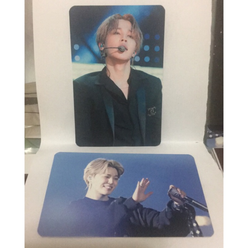 全新 現貨 韓站 反光雷射貼紙 照片卡 智旻小卡 智旻舞台BTS jimin 智旻韓站 防彈生日貼紙 BTS 95韓站