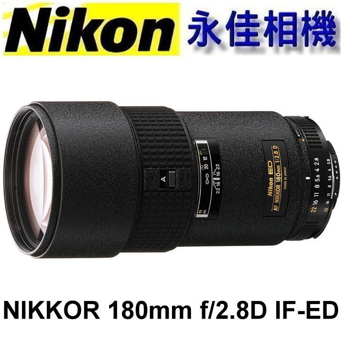NIKON AF 180mm F2.8 D IF-ED Nikkor【公司貨】 + kenko 72 uv 保護鏡