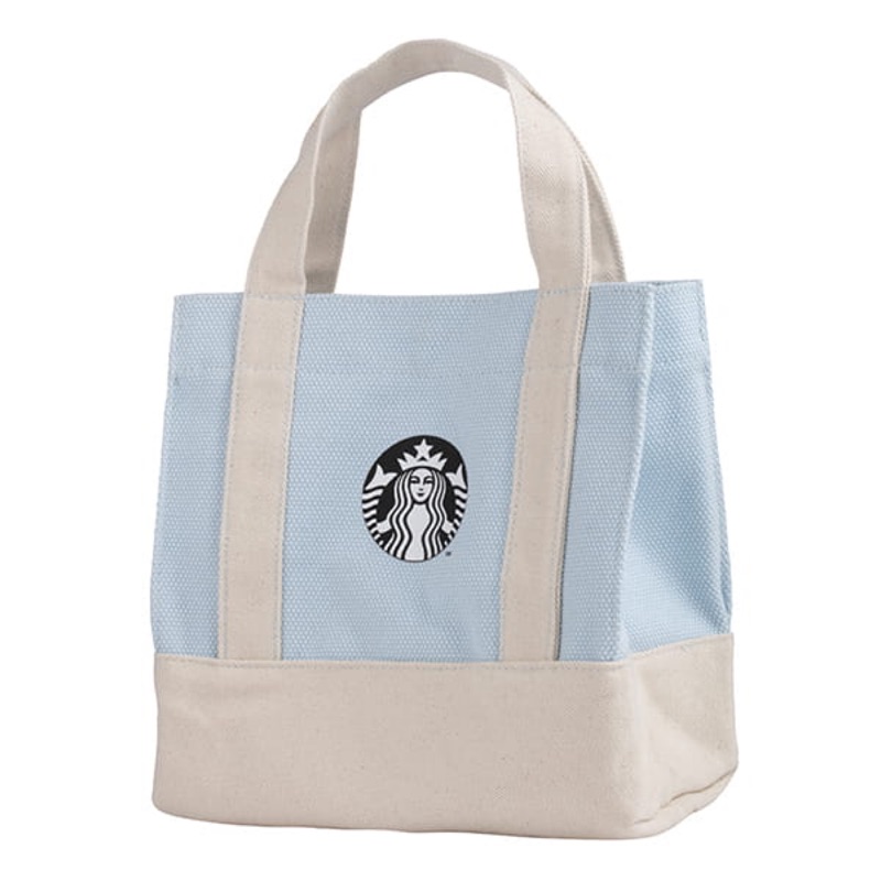 星巴克 淺藍女神帆布提袋 Starbucks 2019/11/06上市 聖誕禮物