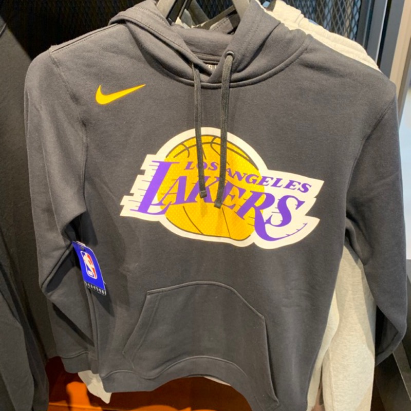 Nike NBA Los Angeles Lakers Logo 湖人 帽T AV3542-010