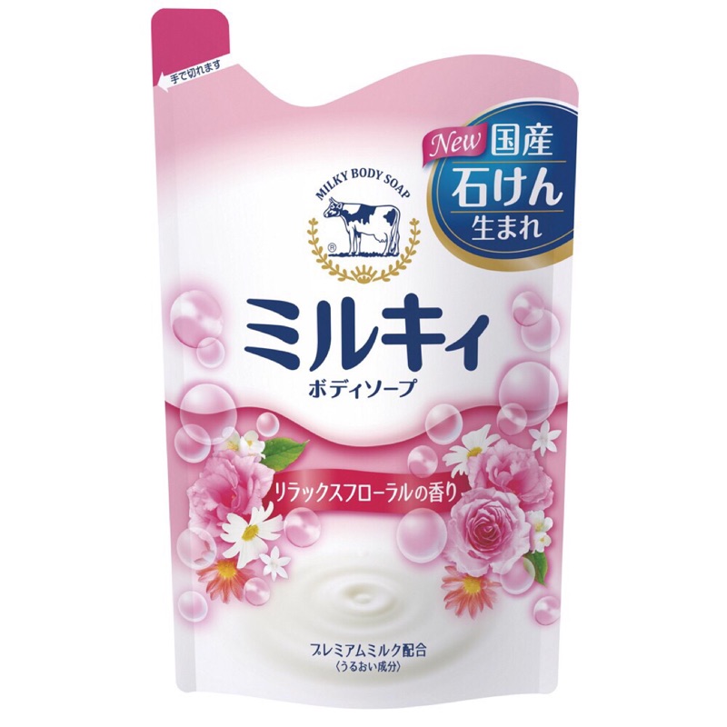 牛乳石鹼 沐浴乳補充包 玫瑰/柚子各一箱 400ML