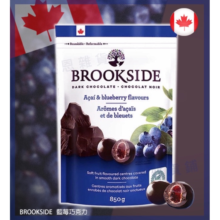 🇨🇦加拿大直送🇨🇦現貨BROOKSIDE 藍莓黑巧克力大容量850g（期限2024/01）