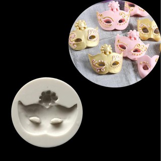 *5號模具館* 小龍小金龍 化妝舞會面具液態矽膠翻糖蛋糕模具 巧克力烘焙模具K048