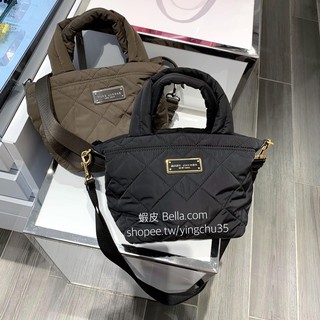 美國代購🇺🇸 現貨+預購 MARC JACOBS MJ 菱格紋 尼龍 便當袋（付長背帶）