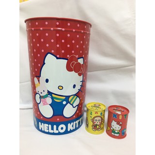 ＜采芳小舖＞Hello Kitty,凱蒂貓,三麗鷗,Sanrio,1986 垃圾桶(鐵製) 鐵桶 傘筒
