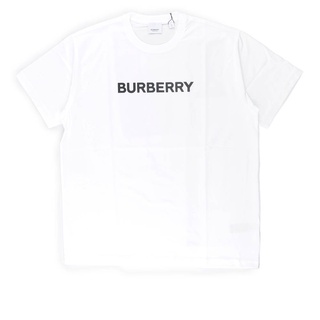 BURBERRY 徽標印花棉質Oversized T-Shirt (白色) 8055309