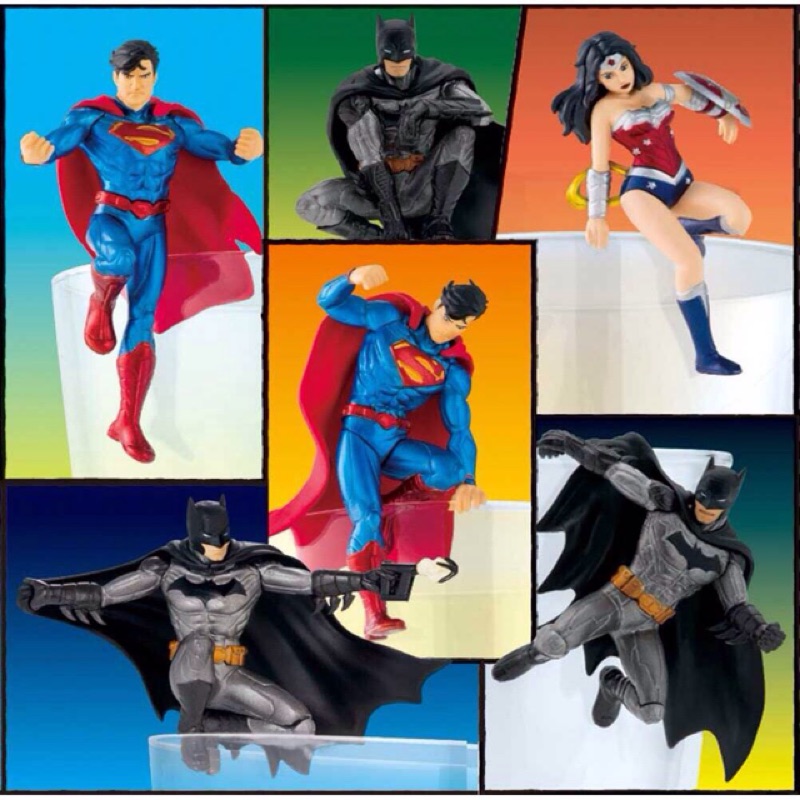 額滿為止 【預購 約10-11月到貨】超人 神力女超人 蝙蝠俠 杯緣子 盒玩